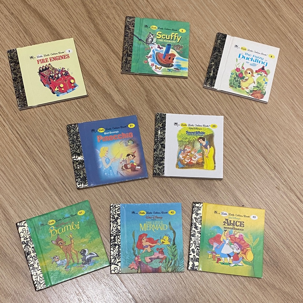 Bundle of little little golden books miniature
#2, 5, 9, 21, 23, 41, 42, 43